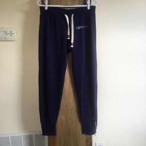 Peace Love World- Love to Love Sweat Pant Navy- M